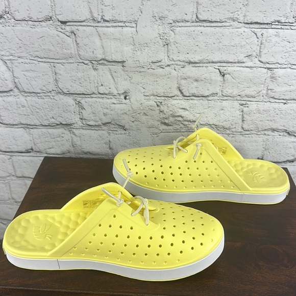 JOYBEES Weekend Mule 8-8.5 Yellow Iris/White LIKE NEW! - Picture 4 of 8